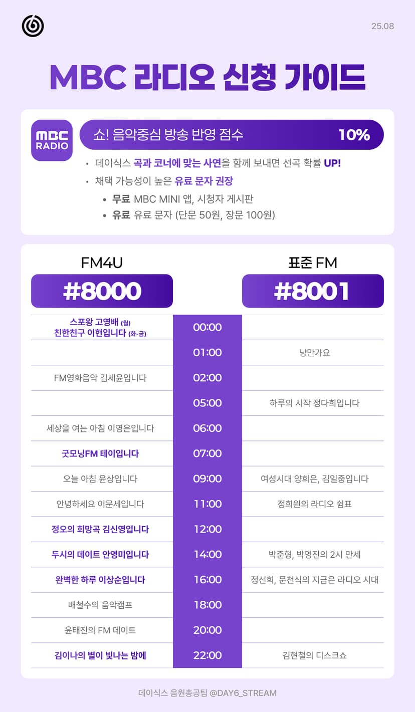 MBC 라디오 가이드 1